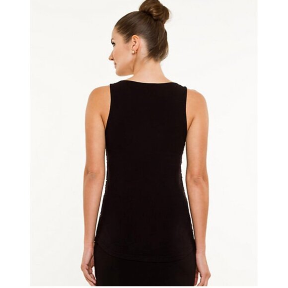 Le Chateau Sequin Tank Top Gold & Black Size XXL - Picture 2 of 2